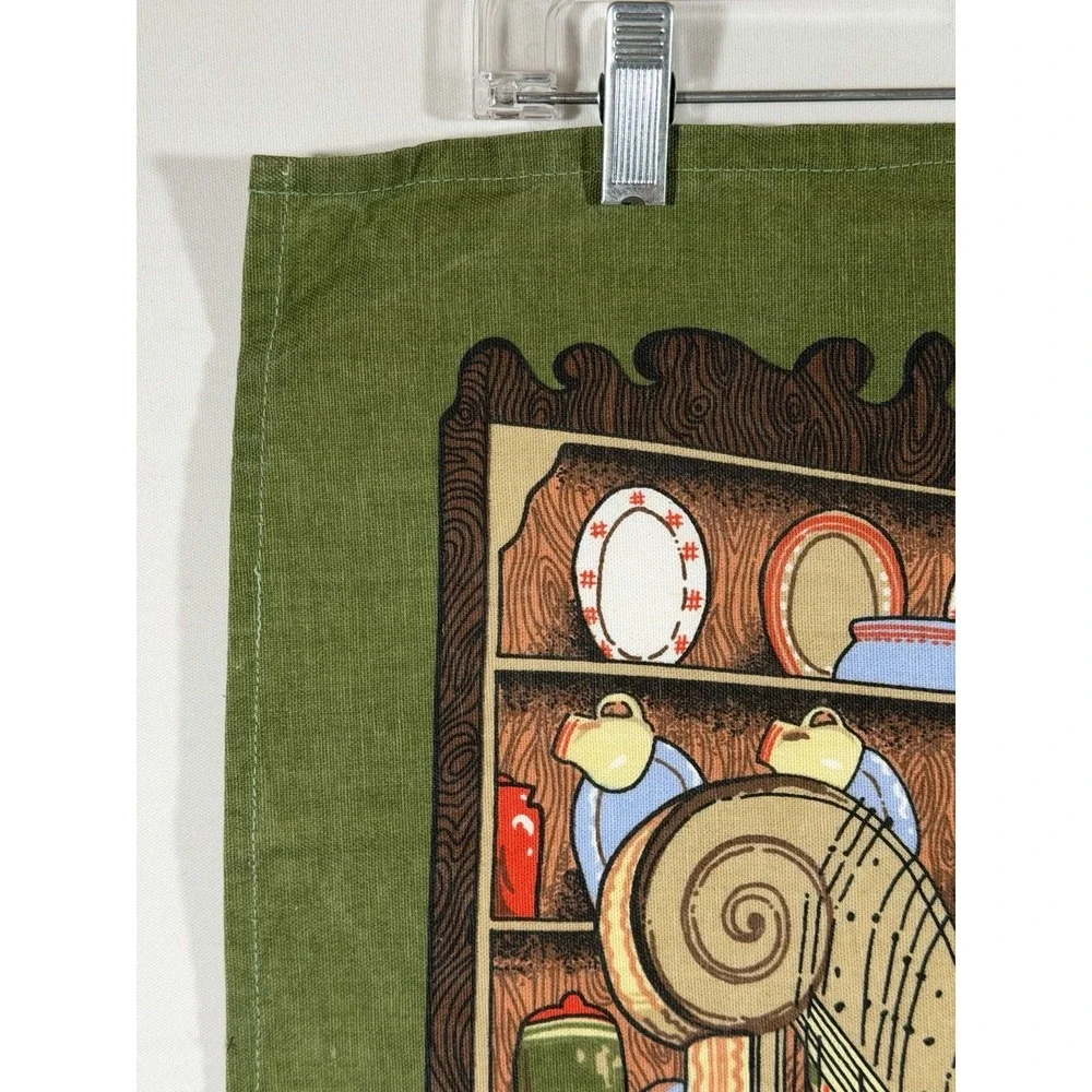 Clive Mayor Tea Towel Vintage Pilgrim Harpist Cottagecore Farmhouse Kitchen